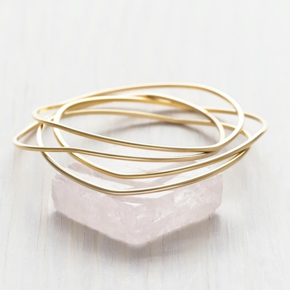 Gold bracelets